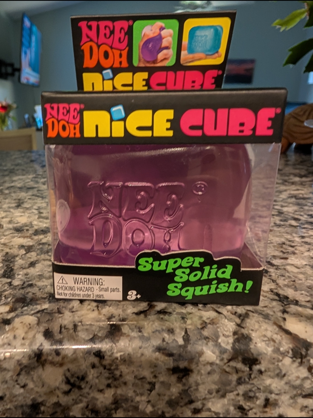 NeeDoh Nice Cube Purple Super Solid Squish